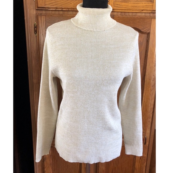 Style Co Ribbed Knit Turtleneck Sweater 